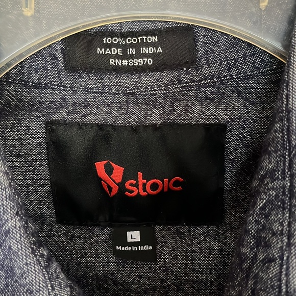 Stoic long sleeve cotton button down - Picture 2 of 4